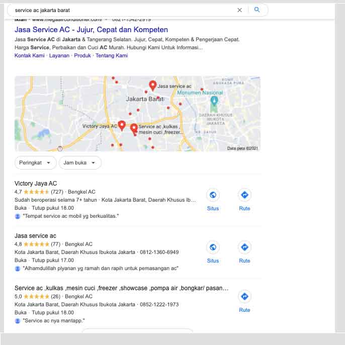 lokal seo google