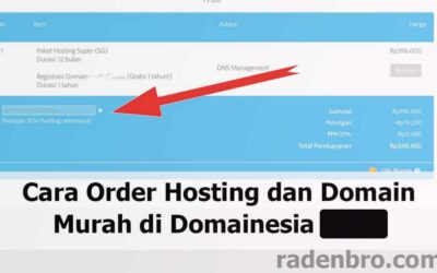 Cara Order Hosting dan Domain Murah di Domainesia 2024