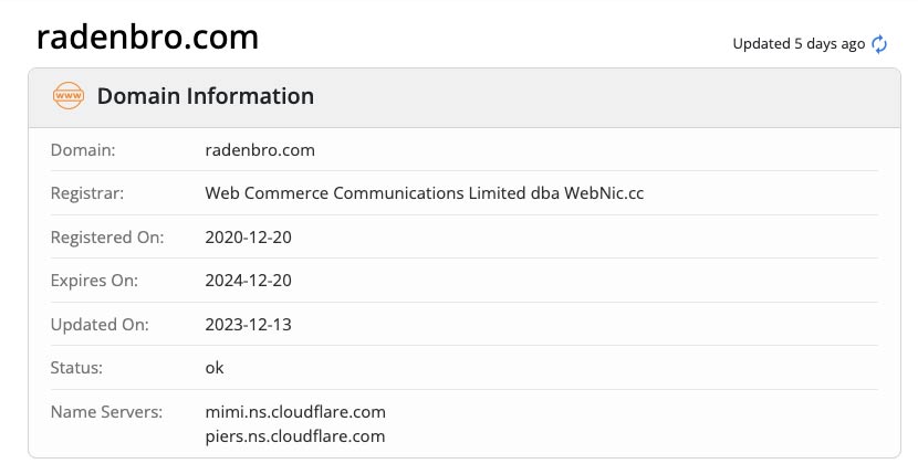 radenbro pakai cloudflare