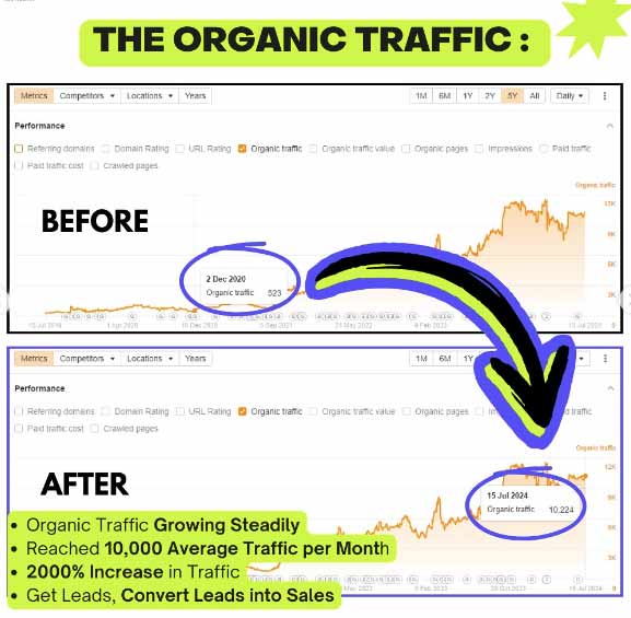 private seo trafik meningkat